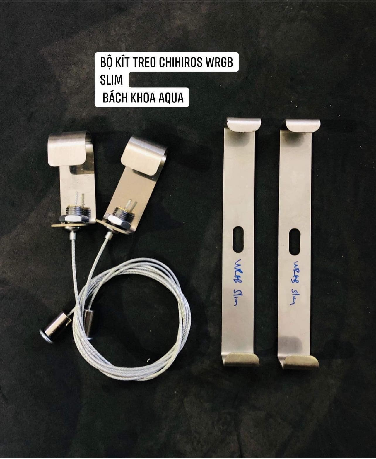 KIT treo đèn Inox cho các dòng đèn Chihiros WRGB 2, WRGB Slim, Week M , Week V,...